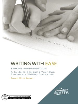 cover image of Writing with Ease